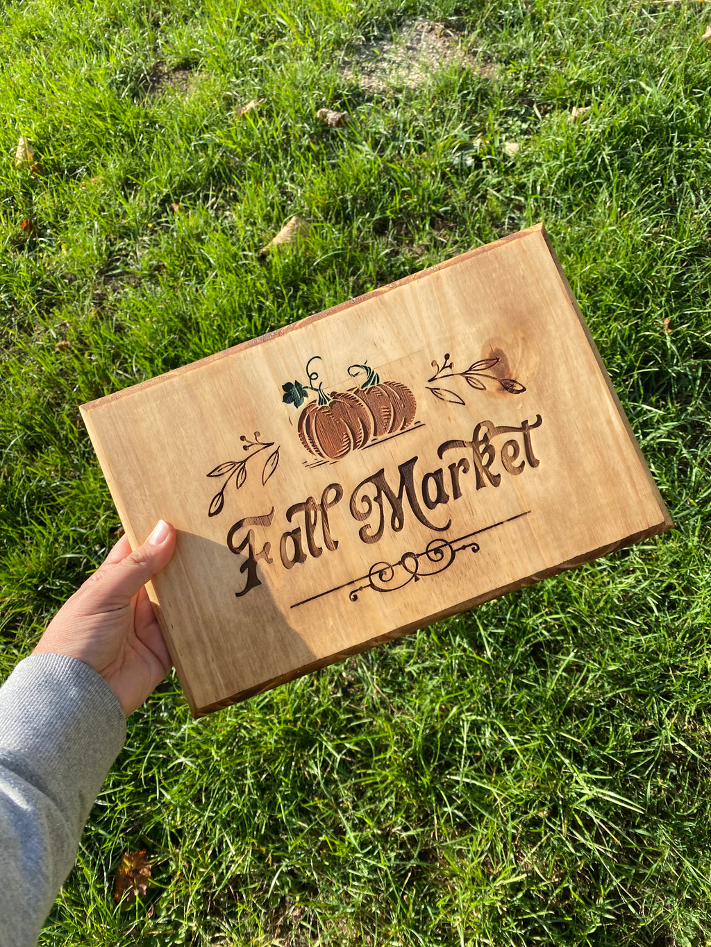 Panneau décoratif en bois « Fall Market »