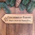 Panneaux directionnels en bois – esprit de Noël