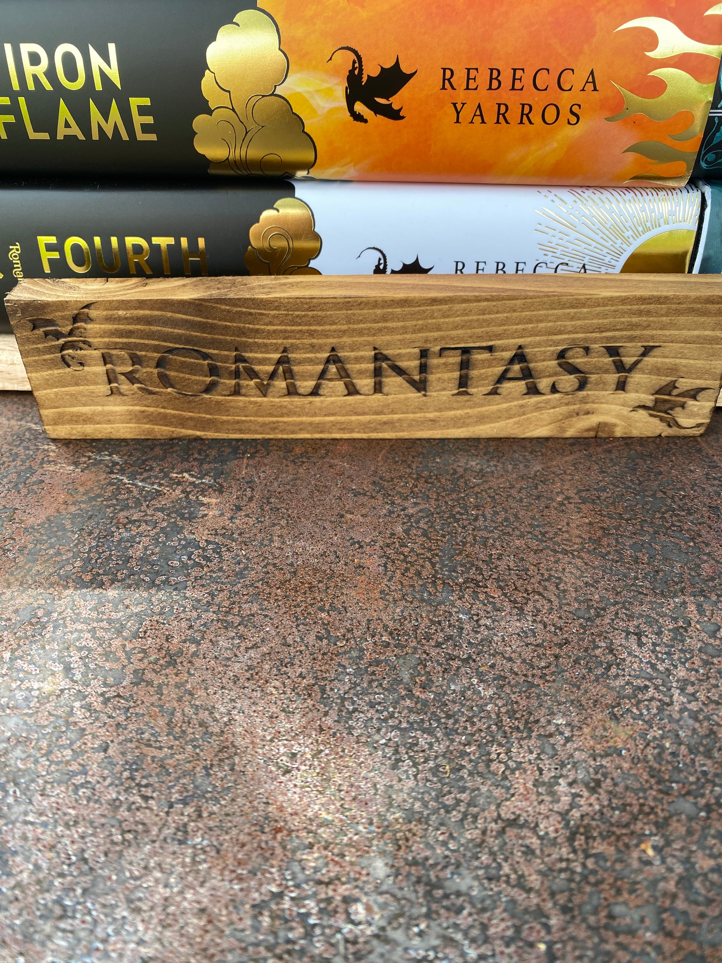 Marqueurs de bibliothèque en bois